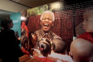 Nelson Mandela, Südafrikas erster schwarzer Präsident (Bild: dpa)