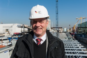 Dietmar Schmitz ist für den Pavillon von Deutschland verantwortlich. (Foto: dpa)